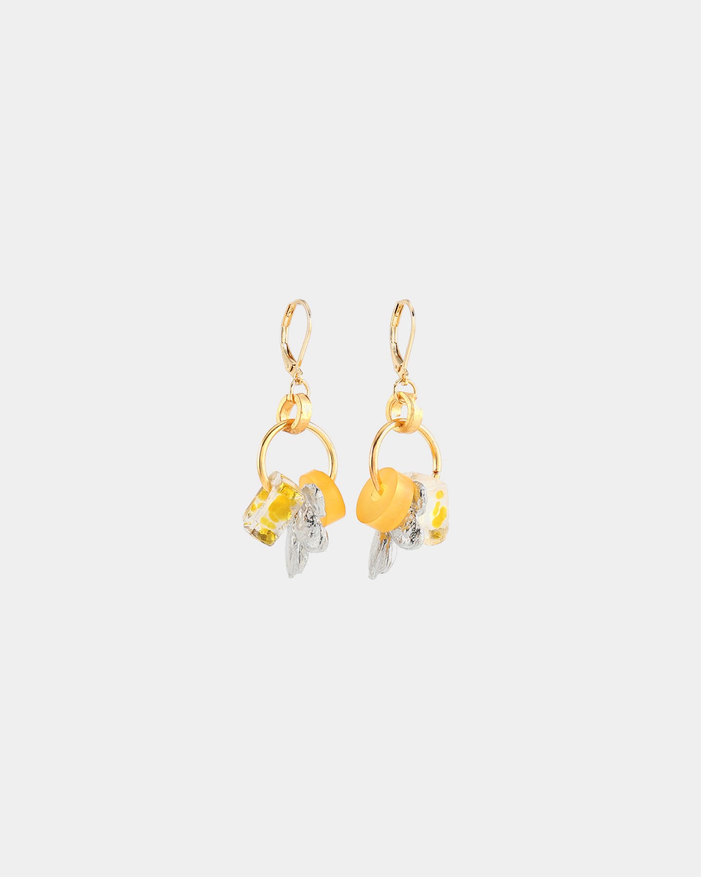 Boucles d'oreilles Naos Deux tons