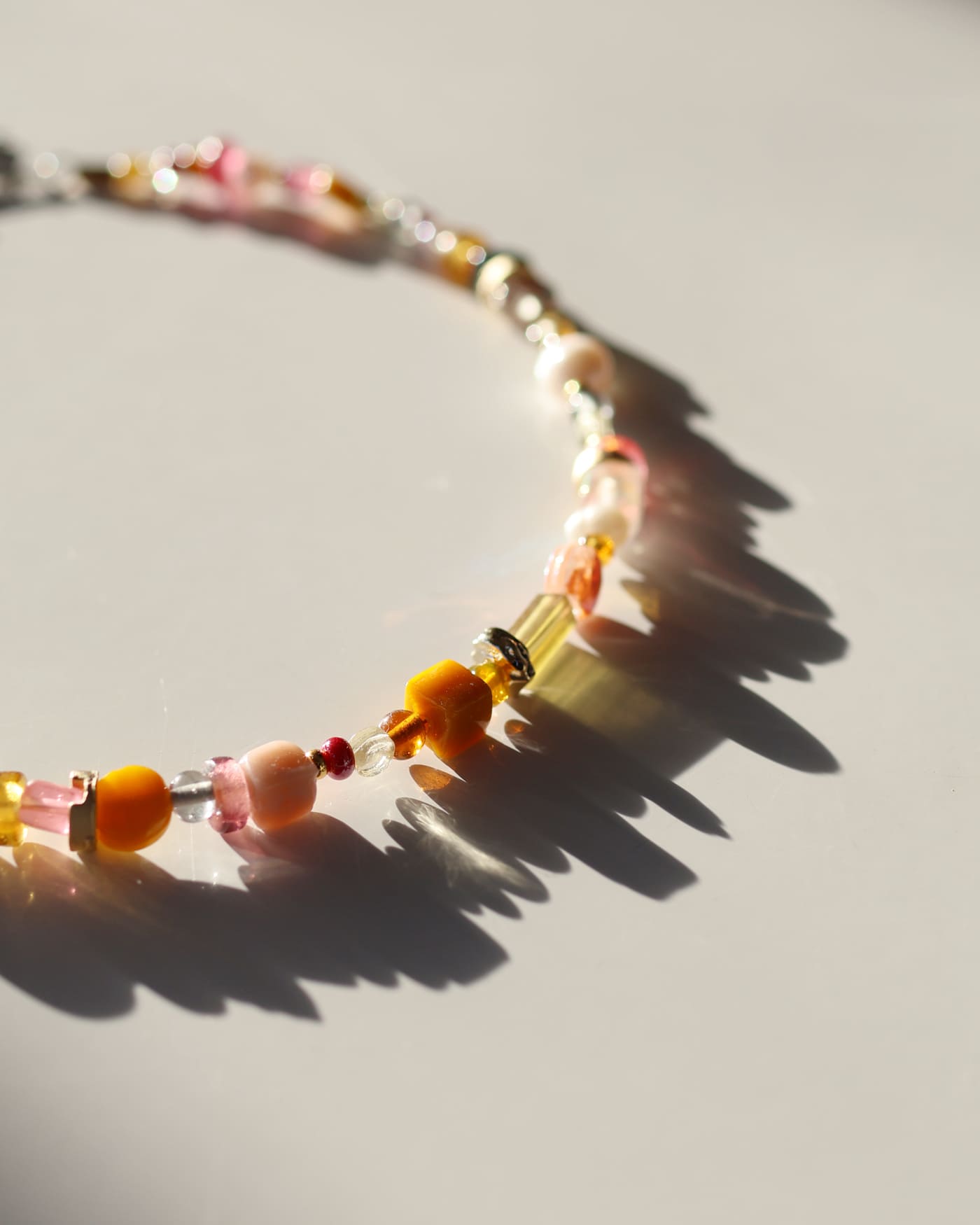 Luan two-tone necklace