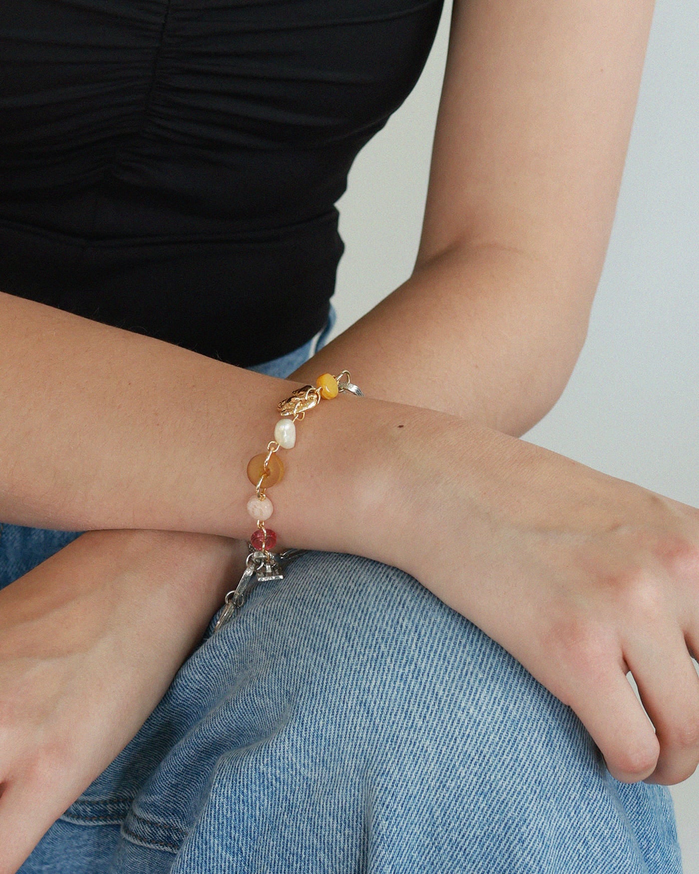Elnath two-tone bracelet