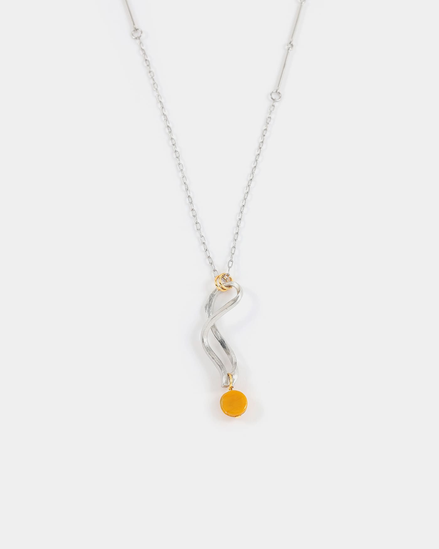 Aries two-tone necklace