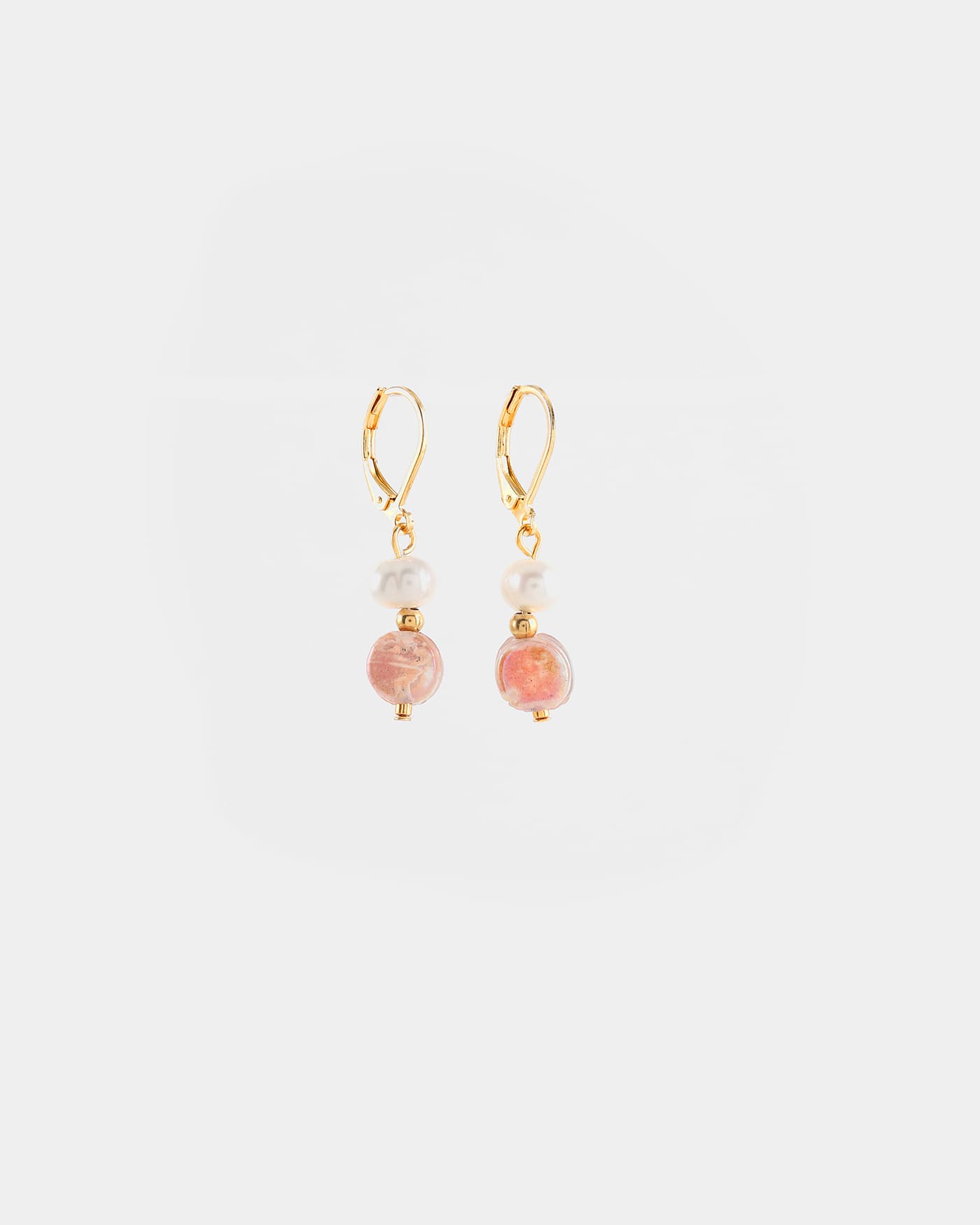 Beta gold earrings
